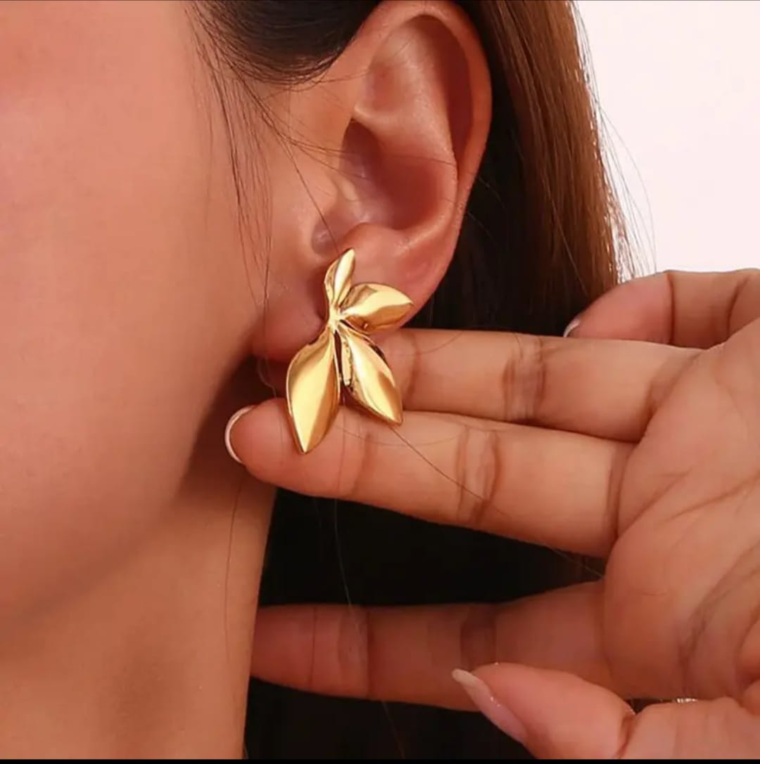 Flower Leaf Earrings